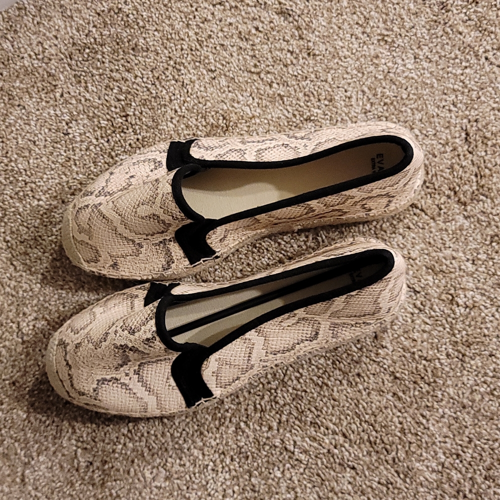 Brand New Snake Skin Loafers by Evans